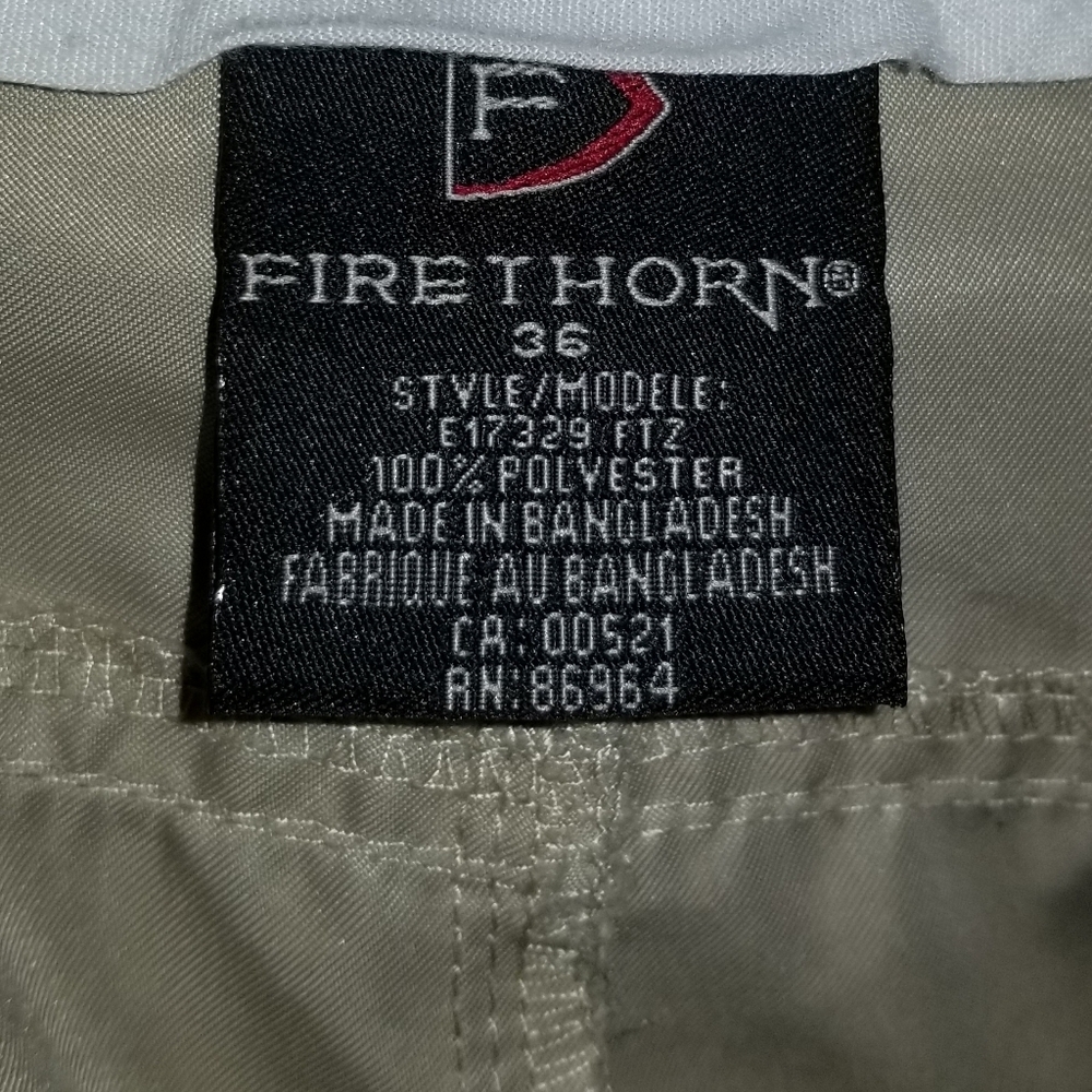 Firethorn Golf Shorts Mens Beige Label Reads Size 36 Model Style E17329 FTZ - Picture 11 of 13
